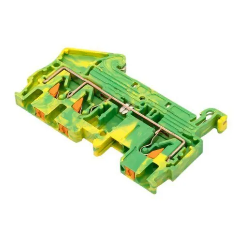 Колодка клеммная пружинная 2.5 Push-in 3 вывода земля EKF PIT-2.5-3-pe фото 9