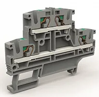 Клемма двухуровневая на 4кв.мм DKC ZEFD400GR