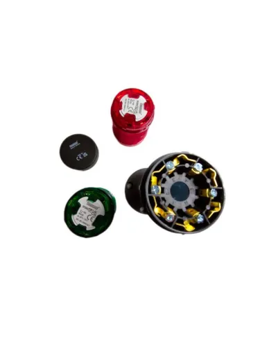 Колонна сигнальная 50мм стробоскоп FLESH 220В красн./зел. EMAS IK52F220XM03 фото 4