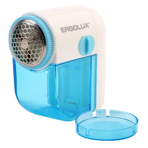 Машинка для удаления катышков ELX-LR01-C40 бел./голуб. (2хLR6(AA)) Ergolux 13136 фото 4