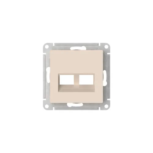 Накладка двойная AtlasDesign для информационных функций типа Keystone беж. SE ATN000290 фото 4