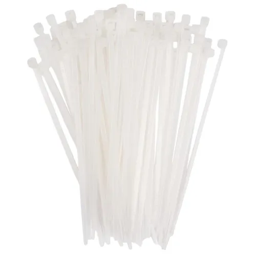 Хомут кабельный PCT 2.5х100-100WH 2.5х100 PA6.6 бел.(уп.100шт) JazzWay 5053526 фото 5