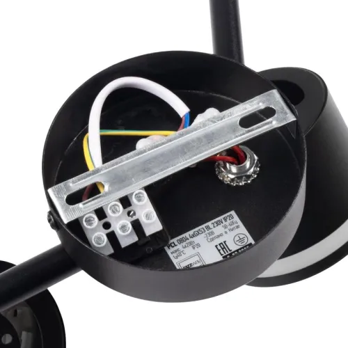 Светильник PCL-0804 max 20Вт (каждая лампа) 4xGX53 IP20 230В BL настен./потолочн. декор. под лампу JazzWay 5066922 фото 12