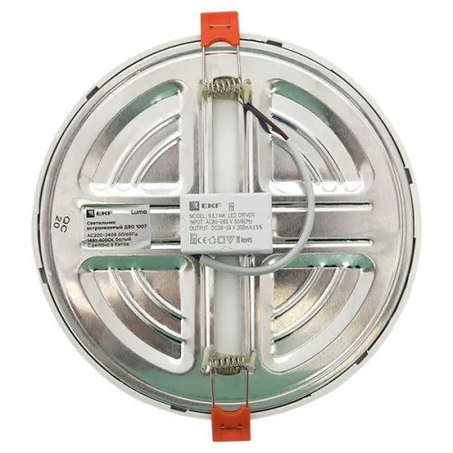 Светильник светодиодный ДВО 1007 14Вт 4000К IP20 встраив. Basic EKF DLL-1007-14-4000 фото 6