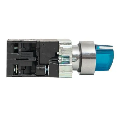 Переключатель BD33 3P с син. подсветкой 24В NO PROxima EKF xb2-bk33-b-24 фото 3