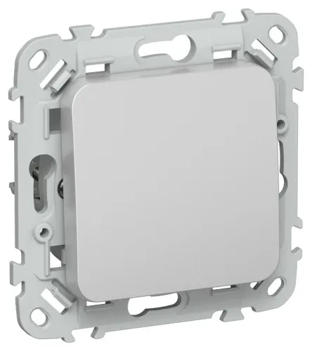 Выключатель 1-кл. СП FLITE ВС11-1-0-ФлА 10А механизм алюм. IEK FI-V10-0-10-1-K47