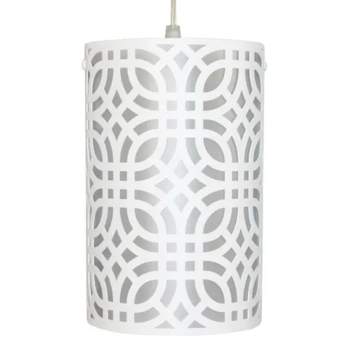 Светильник "Амина" 211 НСБ 01-60-187 Е27 (ИМ) подвесной бел. муар Элетех 1005405254 фото 2