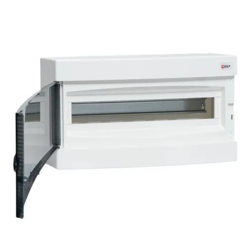 Щит распределительный навесной Unix 1х24мод. IP41 прозр. дверь PROxima EKF ux-1x24-n фото 6