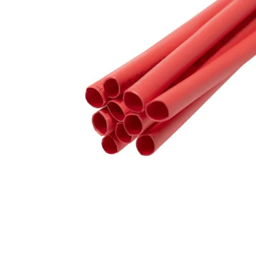 Трубка термоусадочная двустенная клеевая 6/2 (3:1) 1м красн. Rexant 26-6004 фото 4