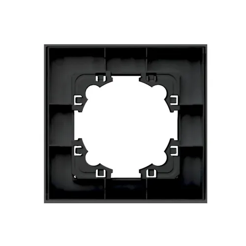 Рамка 1-м Афина стеклянная графит UNIVersal 2254 фото 3