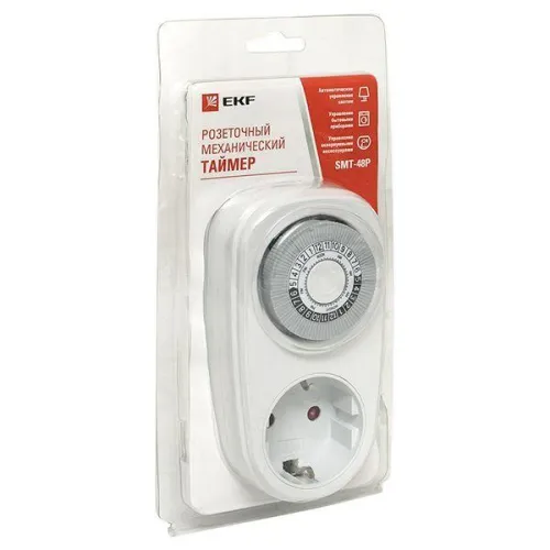 Таймер розеточный механический SMT-48p PROxima EKF SMT-48p фото 3