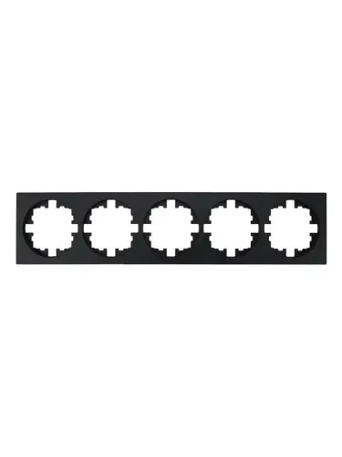 Рамка 5-м OSEN горизонт. квадрат черн. бархат LEZARD 743-4200-150