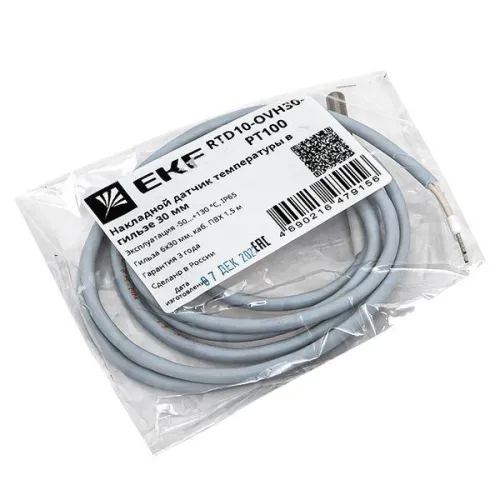 Датчик температуры в гильзе накладной 30мм EKF RTD10-OVH30-PT100 фото 2