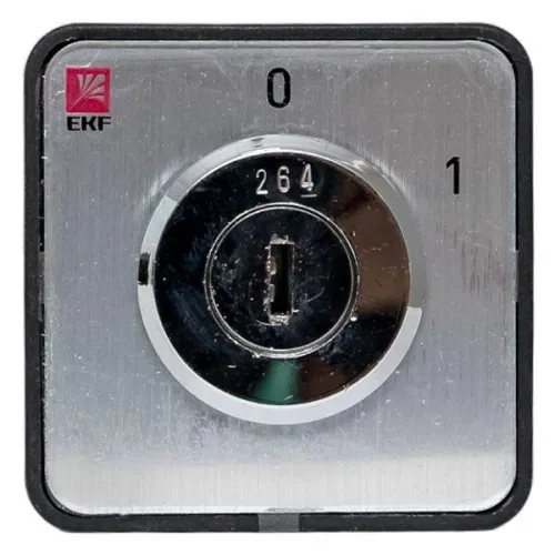 Переключатель кулачковый ПК-1-113 3п 25А "0-1" с ключом EKF pk-1-113-25 фото 6