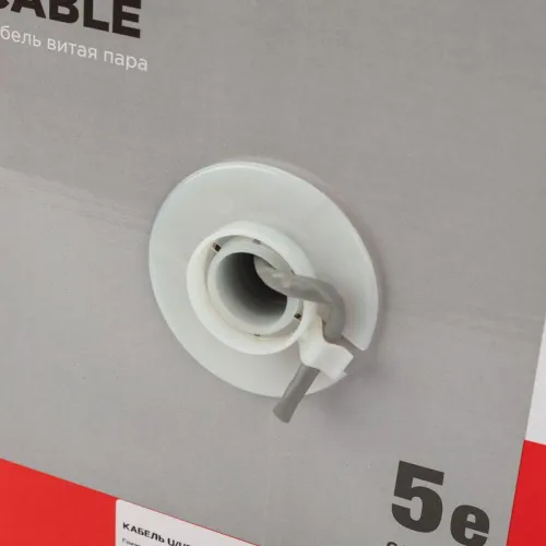 Кабель витая пара U/UTP кат.5E 4х2х24AWG CU LSZH нг(А)-HF INDOOR SOLID сер. (305м) Rexant 01-0069 фото 5