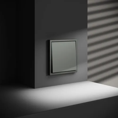 Переключатель проходной 1-кл. СП S70 10А механизм титан Voltum VLS010306 фото 6