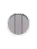 Выключатель 3-кл. СП OSEN механизм сер. матов. LEZARD 743-7488-109