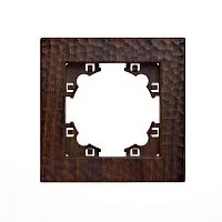 Рамка 1-м Афина фактурная венге Universal A10053-V