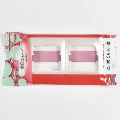 Рамка 2-м Karina Life горизонт. жемчуж./бел. перламутр LEZARD 708-3000-147 фото 4