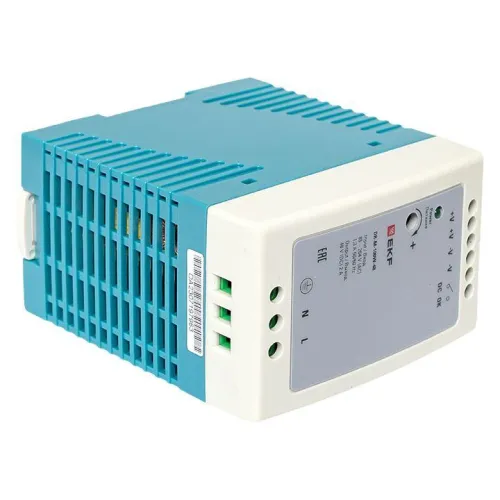 Блок питания на DIN-рейку 100Вт Uвх ~ 220В AC m Uвых - 48В DC постоянного тока EKF DR-M-100W-48 фото 11
