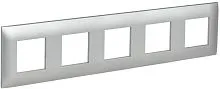 Рамка 5-м SKANDY SK-F05S серебр. IEK SK-M52-K23