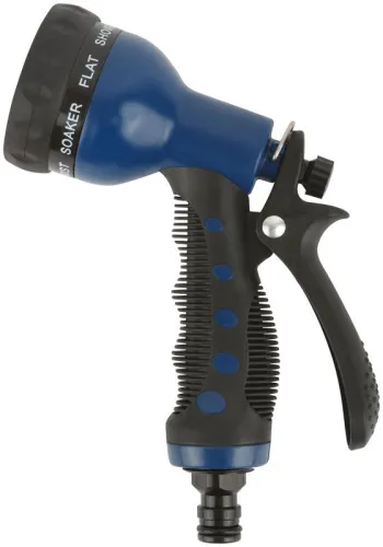 Пистолет для полива 8 режимов 200мм син. FIT 77307 фото 2