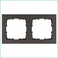 Рамка 2-м G-Classic мокко Jasmart G1002Z
