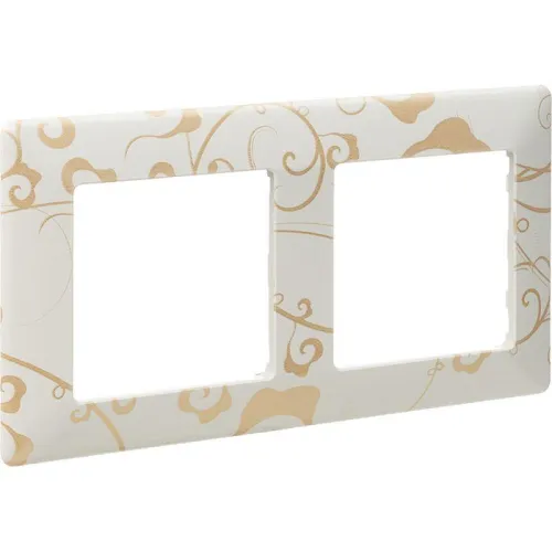 Рамка 2-м Valena Life универсальная ампир бел. Leg 754102 фото 3