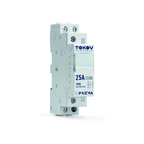 Контактор модульный 18мм 25А 230В АС 2НО PRIZMA TOKOV ELECTRIC TKE-PZ-MC-1-25-230-20