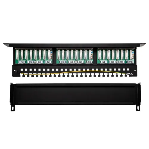 Панель коммутационная 19дюйм 1U 24 порта F/UTP RJ-45 CAT 5e PRO Rexant 02-0041 фото 2