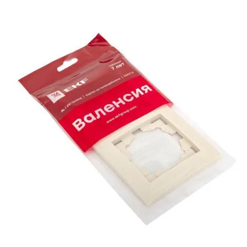 Рамка 2-м Валенсия крем. PROxima EKF EWM-G-302-20 фото 6