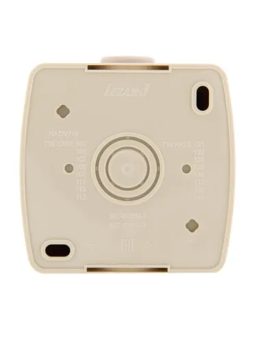 Переключатель проходной 1-кл. ОП Nata 10А IP20 крем. LEZARD 710-0300-105 фото 3