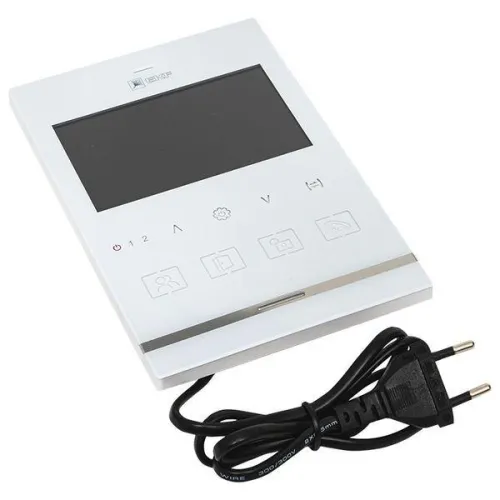 Видеодомофон IPV-01 бел. 4''TFT 4пр. 2 канала IP20 EKF int-ipv-01 фото 7