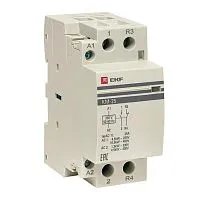 Контактор модульный КМ 25А NО+NC (2 мод.) EKF km-2-25-11