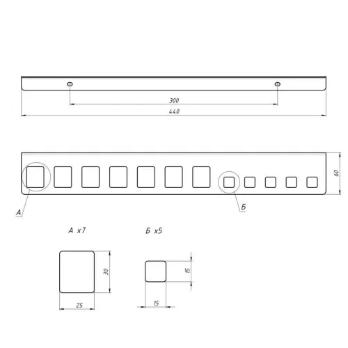 Держатель-органайзер для пассатижей плоскогубцев или клещей настенный черн. Rexant 38-0651 фото 5