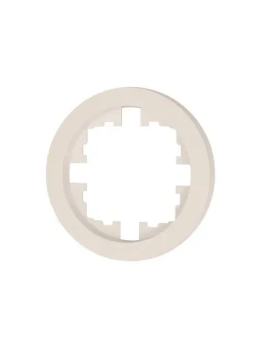 Рамка 1-м OSEN горизонт. круглая сл. кость LEZARD 744-9000-146 фото 2