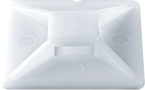 База монтажная самоклеящаяся OFP-25-100-WH 25х25 бел. (уп.100шт) ОНЛАЙТ 90747