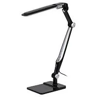 Светильник светодиодный NLED-497-12W-BK настол. на струбцине и с основанием черн. Эра Б0052771