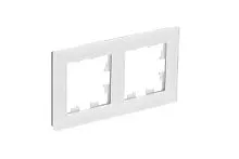 Рамка 2-м AtlasDesign Nature натур. стекло бел. SE ATN360102