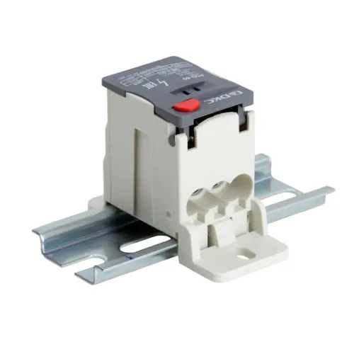 Блок распределительный винтовой зажим 3х16кв.мм 4х6кв.мм DKC POD-80 фото 3