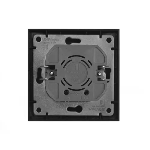 Светорегулятор СП Бриллиант 500Вт в сборе графит Universal 7947427-Gr фото 3