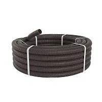 Труба гофрированная ПА 6 гибкая d25мм без протяжки темн. сер. (уп.50м) DKC 80025