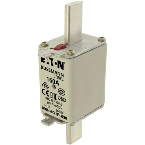 Предохранитель NH 160A 690В gG 1 двойн. индикация EATON 160NHG1B-690 фото 3