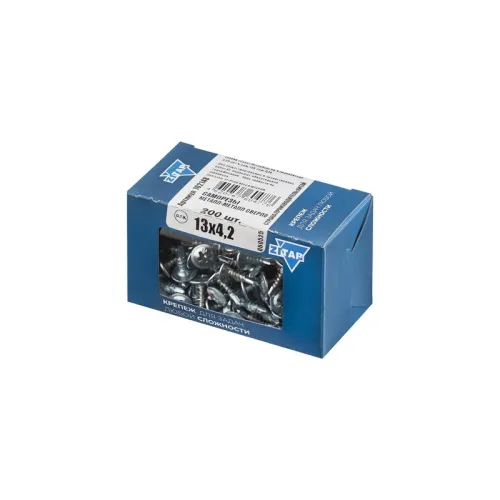 Саморез для тонкого метал. листа со сверлом 4.2х13 (коробка) (уп.200шт) Zitar 102148 фото 3