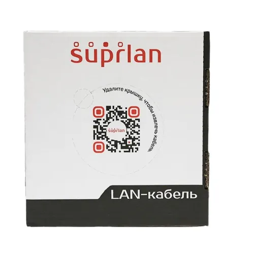 Кабель витая пара UTP кат.5e 4х2хAWG24 Cu PVC Indoor Standard 100м (м) SUPRLAN 01-0332-1 фото 5