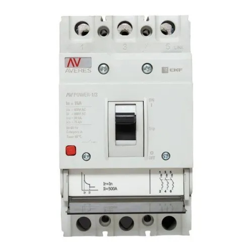 Выключатель автоматический 16А 80кА AV POWER-1/3 TR AVERES EKF mccb-13-16H-TR-av фото 7