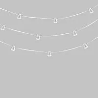 Гирлянда "Белт Лайт" 2жил. 50м шаг 40см 125 патронов E27 IP65 бел. круглый провод Neon-Night 331-242