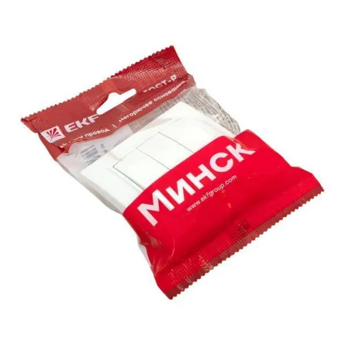 Выключатель 3-кл. СП Минск 10А IP20 бел. Basic EKF ERV10-024-10 фото 7