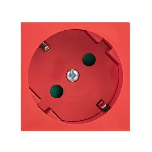 Розетка 45х45 PRO 45град. с заземл. красн. EKF E6MR16-028-70-45 фото 7