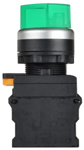 Переключатель 3 полож. 2НЗ с подсветкой зел. MASTER IEK MI-SW60-20XD-4-14-3-K06 фото 2